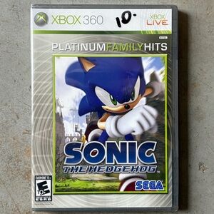 Sonic the Hedgehog - Microsoft Xbox 360 (2006) Platinum Family Hits - Sealed